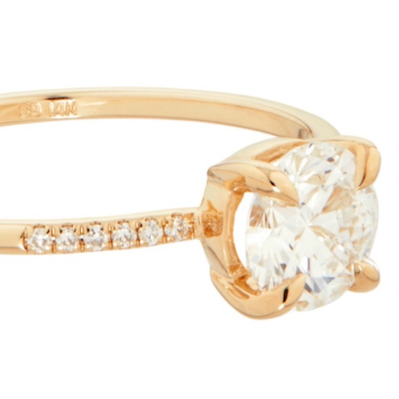 Catbird NYC - The Swan Solitaire Supreme 1 carat diamond engagement ring: size 5 - Picture 3 of 9